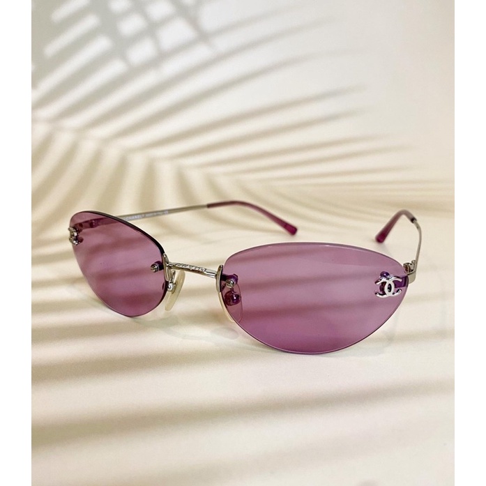 แว่นตาวินเทจชาแนลของแท้ vintage Chanel sunglasses ส่งฟรี! รับประกันของแท้ปลอมยินดีคืนเงิน