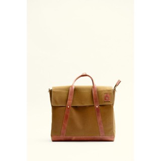 กระเป๋าทำงาน Montrose mk iii ผ้า waxed khaki สะพายข้าง tote และbriefcase