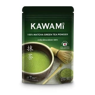 คาวามิ ผงมัทฉะ 100% ขนาด 40 กรัม Kawami Matcha Powder 100% size 40 g.