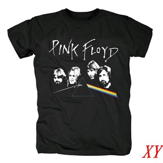 Xy เสื้อยืดคอกลม แขนสั้น พิมพ์ลายวงร็อค Pinkfloyd Pinkfloyd Avant Garde