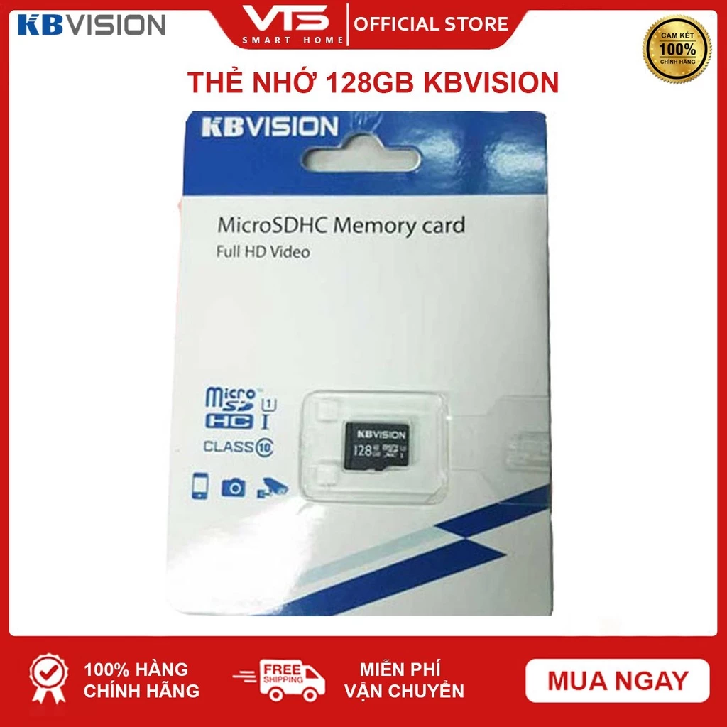 MicroSD Card KBVISION 128GB Class 10 สำหรับกล้อง thumbnail 3