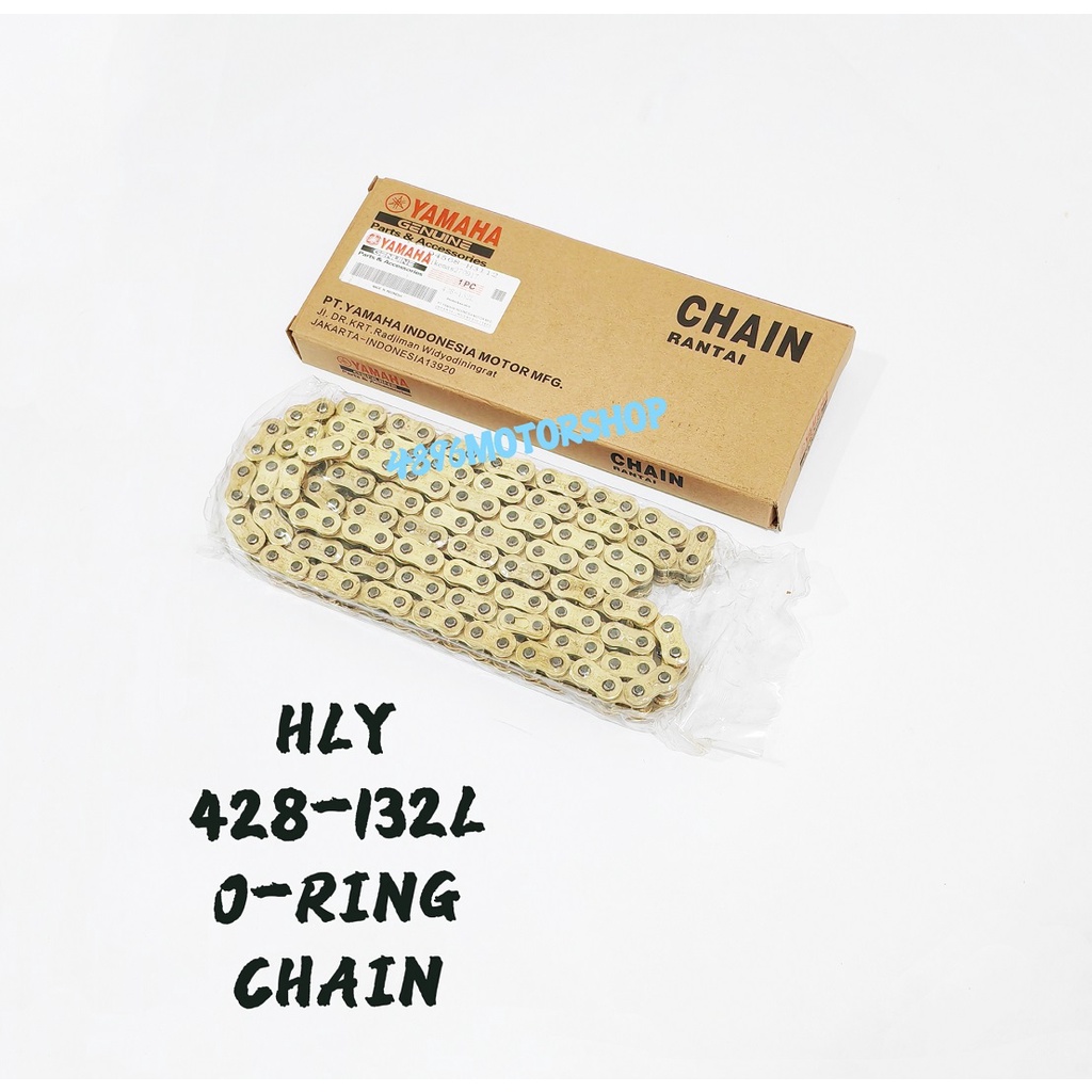( YAMAHA PACKING ) HO ORING O-RING HEAVY DUTY 428 428H GOLD ORING HEAVY DUTY CHAIN RANTAI 132L