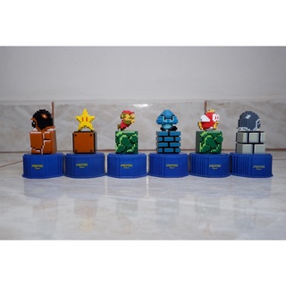 Mario Pepsi Bottle Cap: มาริโอ้ ฝาเป๊ปซี่ (ขายเหมา 6 ฝา)