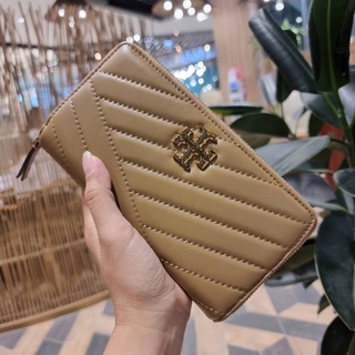 TORY BURCH KIRA CHEVRON ZIP CONTINENTAL WALLET