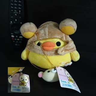 ตุ๊กตา Kiiroitori (Rilakkuma) งาน San-X  แท้ จากญี่ปุ่น ป้ายห้อย ไซส์ S