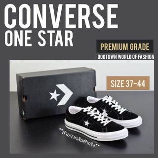 รองเท้า CONVERSE BLACK ONE STAR รองเท้าคอนเวิร์สพร้อมกล่อง พร้อมส่งในไทย