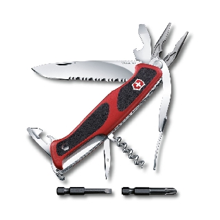 Victorinox Ranger 174 W Grip - Large Pocket Knife with 17 Functions (0.9728.WC) | มีดพับ มีดพก มีดสวิส