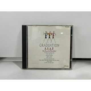 1 CD  MUSIC ซีดีเพลงสากล    GRADUATION A.S.A.P.(AS SONN AS POSSIBLE)    (D16F59)