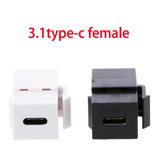 Sel USB 3.1 Type C Female to Female Connector Socket Panel Mount Adapter