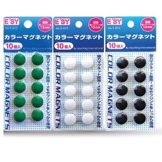 E'sy (อีซี่) เม็ดแม่เหล็ก E-015 ทึบ คละสี