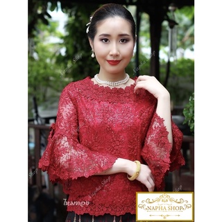 เสื้อลูกไม้เกรดพรีเมียม [1839] Size 36"-50"