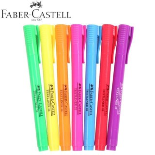 Faber Castell ปากกาไฮไลท์ highlight ปากกาเน้นข้อความ Faber Castell Textliner 38 โทนสีนีออน ปากกาเน้นข้อความสีนีออน คมชัด