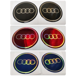 สติ๊กเกอร์เทเรซิ่นนูนอย่างดี โลโก้ audi logo audi ติดรถ แต่งรถ sticker ติดดุมล้อ กลม สติ๊กเกอร์ สติกเกอร์ วงกลม ดุมล้อ