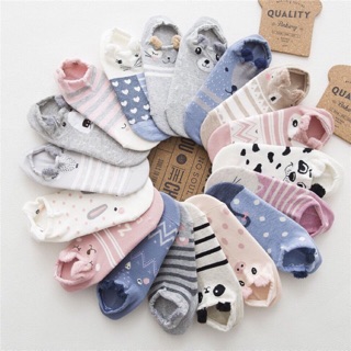 🧦พร้อมส่ง🧦ถุงเท้าข้อสั้น ลายการ์ตูน🔻อ่านใต้ภาพก่อนสั่ง❌ไม่มีเก็บปลายทาง