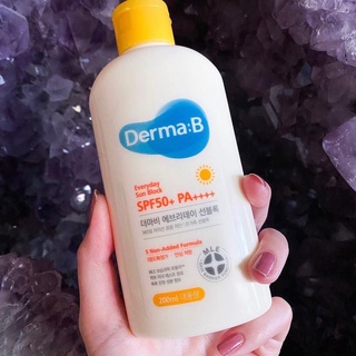 Derma:B Everyday Sun BLOCK SPF50 + PA +++ 200ml.