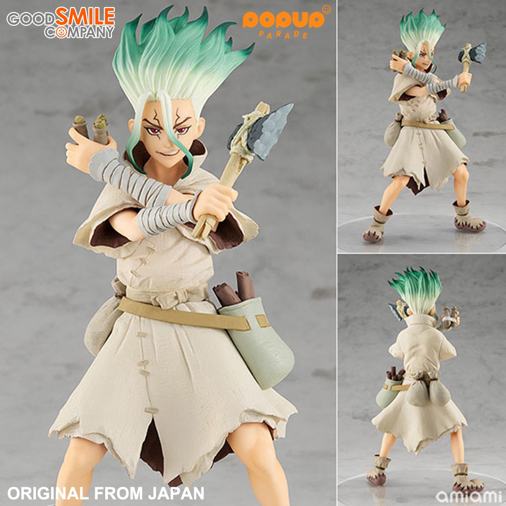 งานแท้ ฟิกเกอร์ Good Smile Dr. Stone ด็อกเตอร์สโตน เจ้าแห่งวิทยาศาสตร์กู้คืนอารยธรรมโลก Senku Ishiga