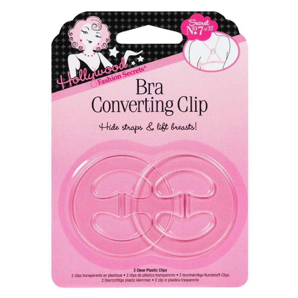Hollywood บราคลิปที่ช่วยเก็บสายบรา Fashion Secrets Bra Converting Clip- สีใส