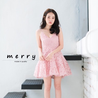 Merry angle laces dress