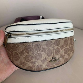 💥COACH IN SIGNATURE BELT BAG ((F39939))