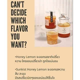พร้อมส่ง-Honey Lemon หรือเลม่อนดองน้ำผึ้ง500ml (แช่ตู้เย็นทันที!เมื่อได้รับสินค้า)