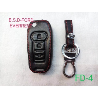 B.S.D ซองหนังสีดำใสกุญแจรีโมท FORD EVEREST(FD4)