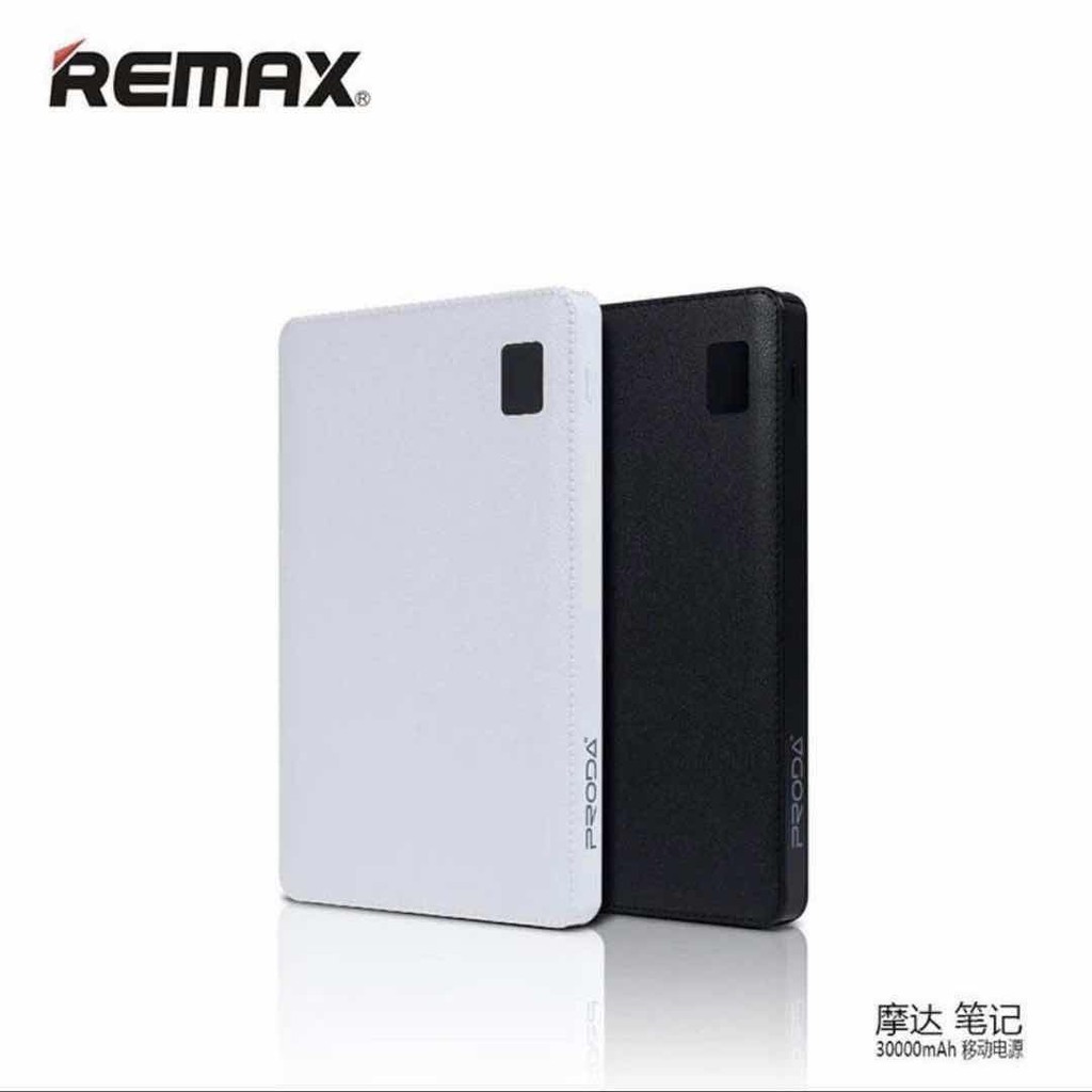 ขายดีสุด Remax Proda แบตสำรอง ความจุ 30000 mAh รุ่น Notebook ของแท้ 100 % powerbank power bank เพาเวอร์แบงค์ แบตสำรอง