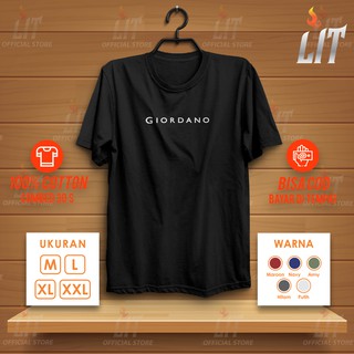 Giordano เสื้อยืด ผ้าฝ้าย แบรนด์เนม แบบหนา คุณภาพดี ยุค 30