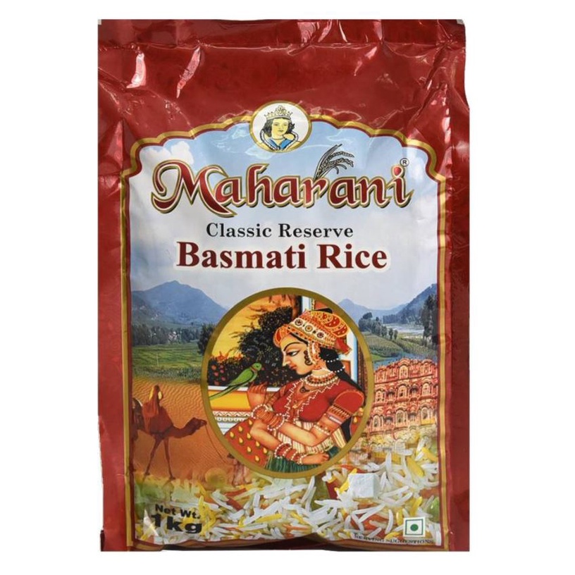 นำเข้าจากประเทศอินเดีย ข้าวบาสมาติ อินเดีย 5กิโล MAHARANI 5 KG