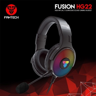 HEADSET (7.1) FANTECH HG22 RGB ประกัน 2Y หูฟัง หูฟังเล่นเกม หูฟังเกมมิ่ง หูฟังเกมเมอร์ หูฟังสเตอริโอ หูฟังคอม