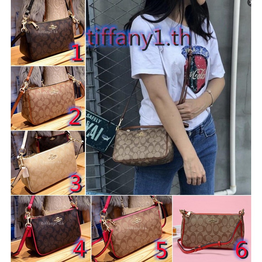 นำเข้าจากต่างประเทศ (จัดส่งที่รวดเร็วจัดส่งฟรี) COACH F36674 กระเป๋าแฟชั่นสตรี กระเป๋าถือ/กระเป๋าสะพ