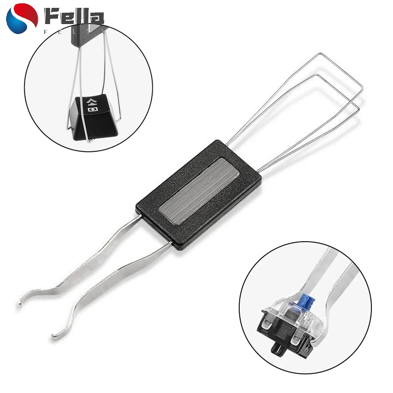 [Hot][ใหม่]คีย์บอร์ด Key Keycap Puller Remover / Unloading Keycap Starter คีย์บอร์ดเครื่องมือทําความสะอาดฝุ่น / Universal Keycap Shaft ปุ่ม Extractor