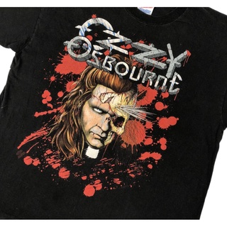 เสื้อยืดผ้าฝ้าย [ Ozzy Osbourne ] ฟอกเทา ผ้า100 ฟอกนุ่ม วินเทจ หายาก มาน้อย Vtg.ออซซี่ ออสบอร์น OVP S-3XL