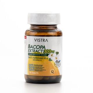 Exp.6/25 (30 เม็ด) สารสกัดพรมมิ Vistra Bacopa Extract 300mg