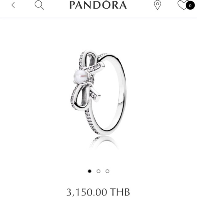 New Pandora silver ring แหวน💍 แท้💯 Sz.58
