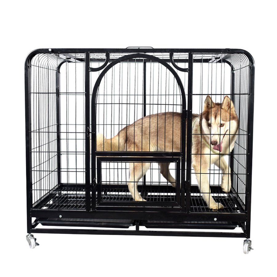 กรงสุนัข กรงสุนัขใหญ่จัมโบ้ กรงหมาขนาดใหญ่ กรงหมาใหญ่ กรงแมว ขนาด 125x94x110 ซม. กรงสัตว์เลี้ยง Dog Cage Sikan