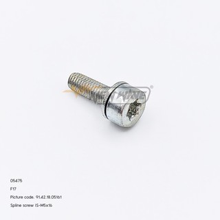 05475 SPLINE SCREW IS-M5×16 F17 9800 SUPER