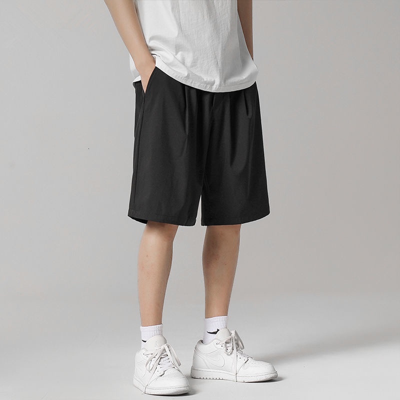 🔥COD M-5XL🔥 ฤดูร้อนเกาหลีหลวมสบายๆกางเกงขาสั้นผู้ชาย - รูปที่ 3