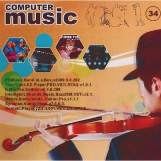 แผ่นโปรแกรมคอมพิวเตอร์ PC Computer Music 34 ( 1 CD )