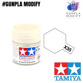 TAMIYA X35 เคลียร์กึ่งเงาสูตรอะคริลิค Acrylic 10 ml