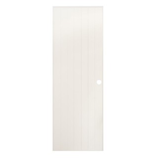 ประตูห้องน้ำ ประตูห้องน้ำPVC บานประกอบ AZLE-1 บานทึบ UV มอก. 70x180 ซม. สีครีม ประตู วงกบ ประตู หน้าต่าง AZLE 70X180CM C