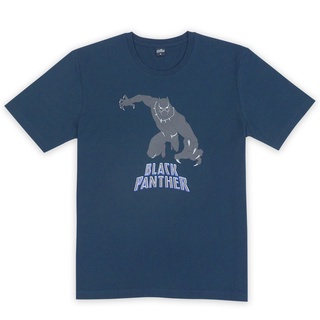 Marvel Mens Black Panther T-shirt - เสื้อยืดผู้ชาย แบล็คแพนเธอร์ สินค้าลิขสิทธ์แท้100% characters studio