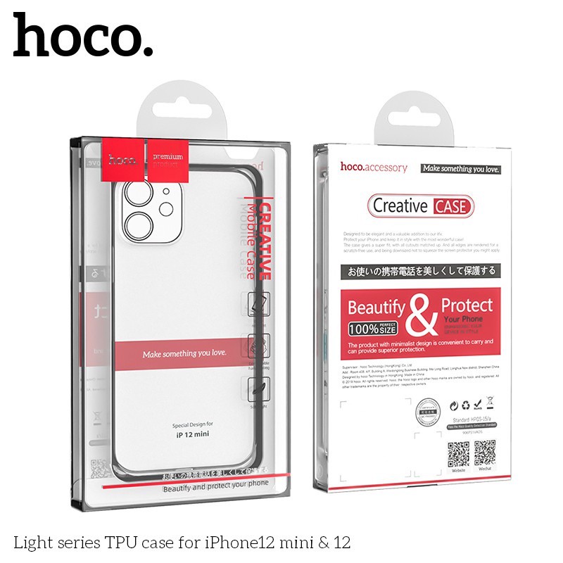 เคสใสแท้ Hoco Case สำหรับIPHONE 15 14 pro max 13 16 e Promax/12 12Pro max 16e/14plus/11 Pro Max/XS MAX/X/6 8 plus/7 plus