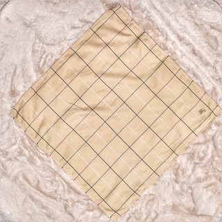 Burberry Plain and Checkered Handkerchief (Authentic)