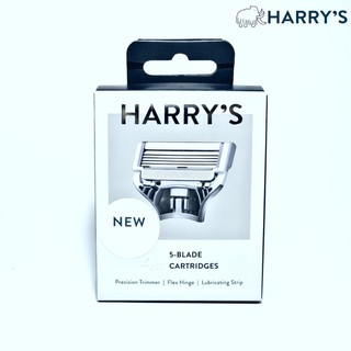 ใบมีดโกนหนวดสำรองฮารี่ Harrys Blades 4 Refill   กล่องบรรจุ 4 ชิ้น