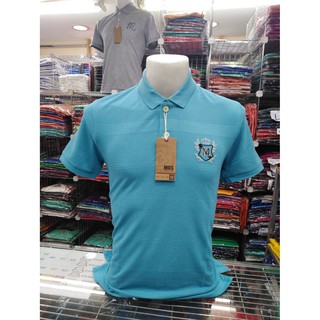 เสื้อโปโลแฟชั่นมอส MMB-0106-TU-สีเขียว