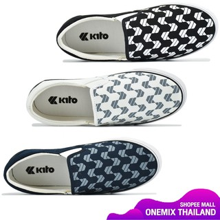 Kito BL2 Checker Slip-on [U] NEA รองเท้าผ้าใบ ทรงสวม กีโต้