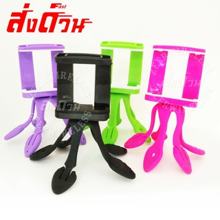 ขาตั้งมือมือแท่นวางโทรศัพท์ขาปรับงอได้ทรงปลาหมึก