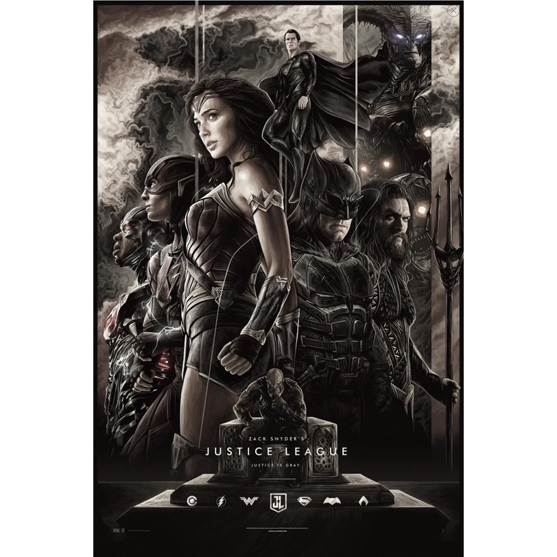 ZACK SNYDER'S JUSTICE LEAGUE VARIANT ART PRINT -Artist Proof- by JAKE KONTOU