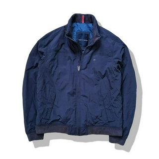 Tommy Hilfiger(XL) Navy Blues Hooded Jacket รอบอก 48”