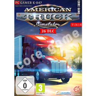 (Game PC) American Truck Simulator (V.1.36.1.41 +Dlc) แผ่นเกมส์ แฟลชไดร์ฟ เกมส์คอมพิวเตอร์  PC โน๊ตบุ๊ค